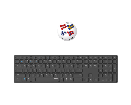 Rapoo Keyboard E9800M tastatur billede 1