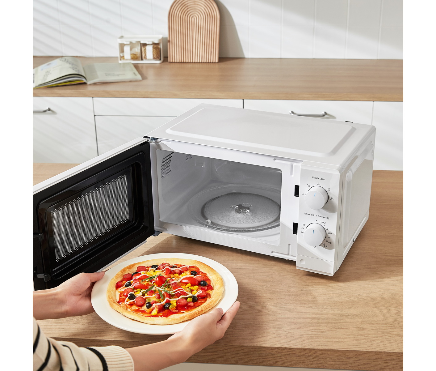 Midea Microovn 19 L Hvid Mikroovn billede 8