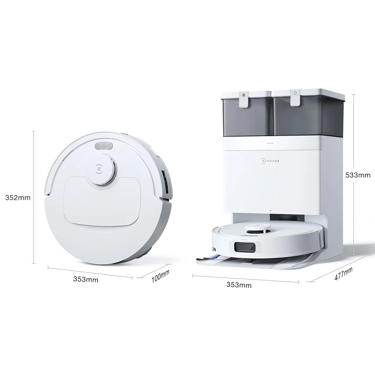 ECOVACS Robotstøvsuger DEEBOT T30C OMNI - Gen2 billede 2