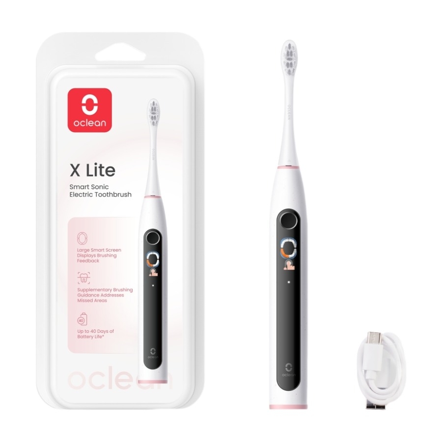 Oclean X Lite elektrisk tandbørste, grå billede 4