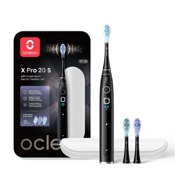 Oclean X Pro 20 S elektrisk tandbørste, sort billede 3