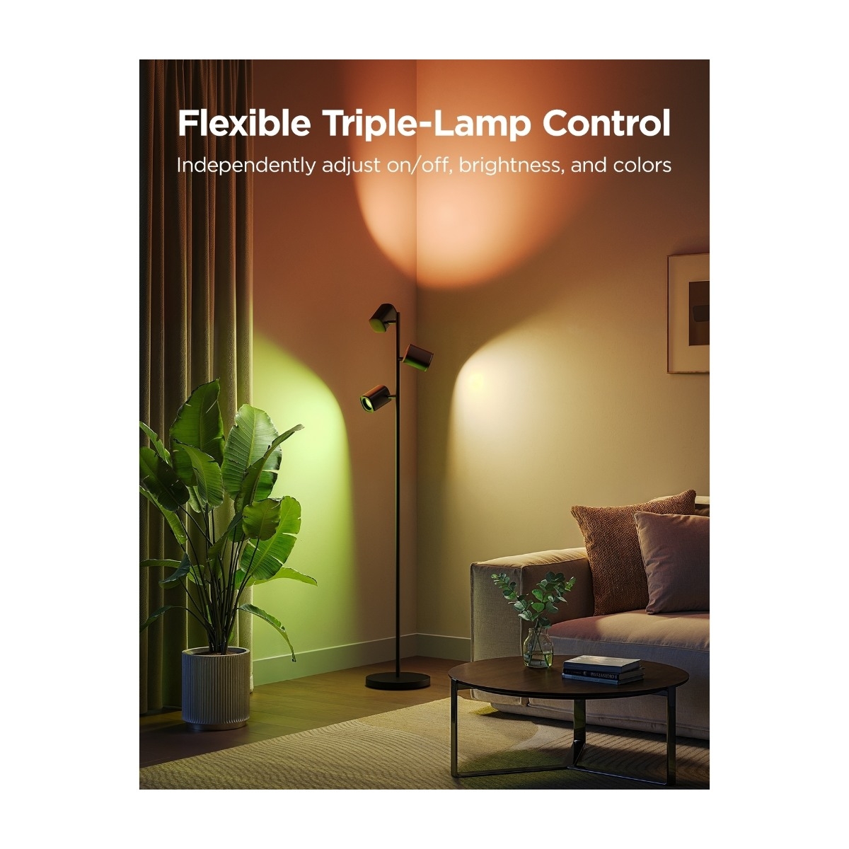 Govee Tree Floor Lamp smart gulvlampe billede 3