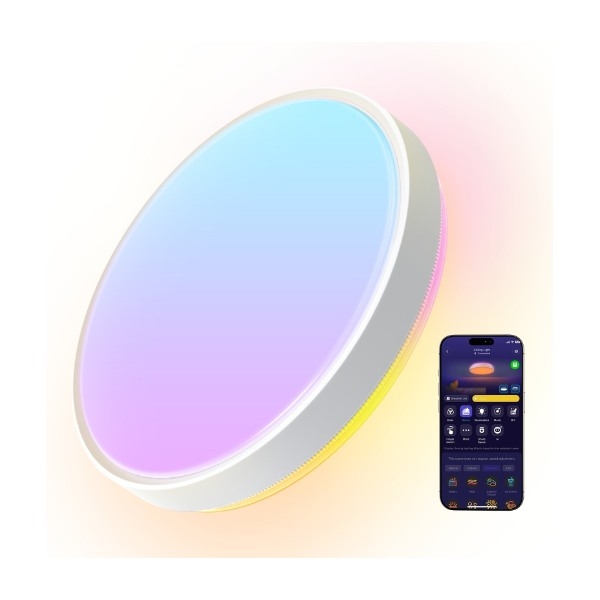 Govee Smart rund loftlampe, 38 cm billede 7