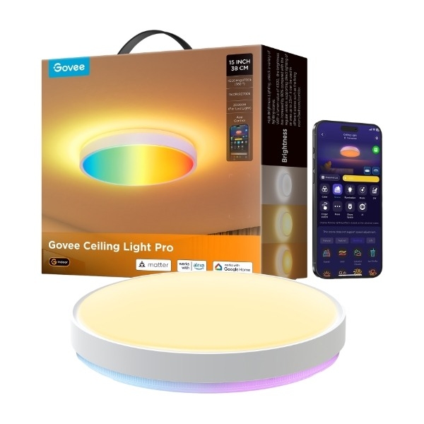 Govee Smart rund loftlampe, 38 cm billede 2