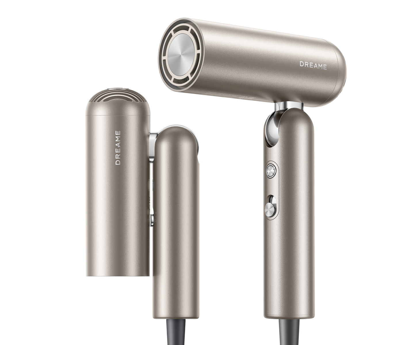Dreame Pocket Pro High-speed Hair Dryer 2026 Titanium Gold Hårtørrer billede 3