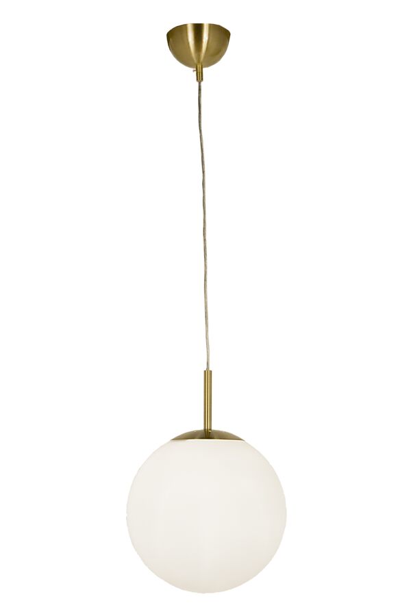 Aneta Opal Ø30 Pendel Hvid/Messing billede 1