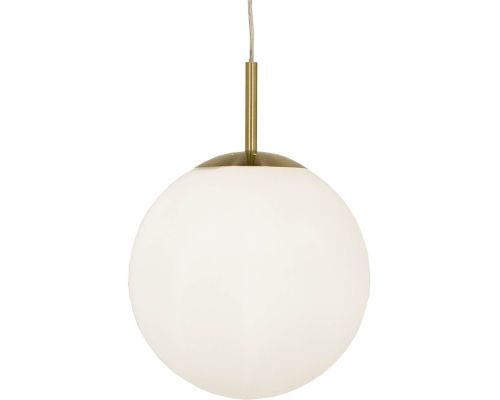 Aneta Opal Ø30 Pendel Hvid/Messing billede 2