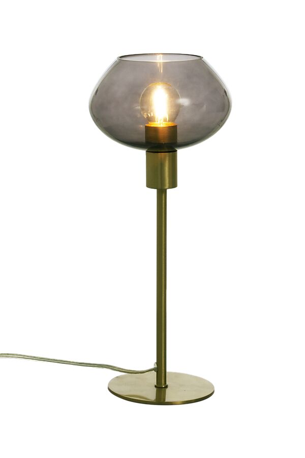 Aneta Bell Bordlampe Messing/Røg billede 1
