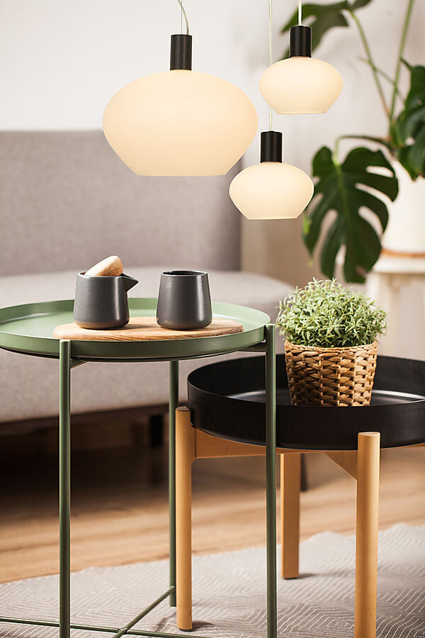 Aneta Bell Pendel Sort/Opal Hvid billede 4