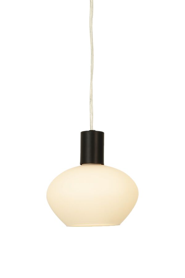 Aneta Bell Pendel Sort/Opal Hvid