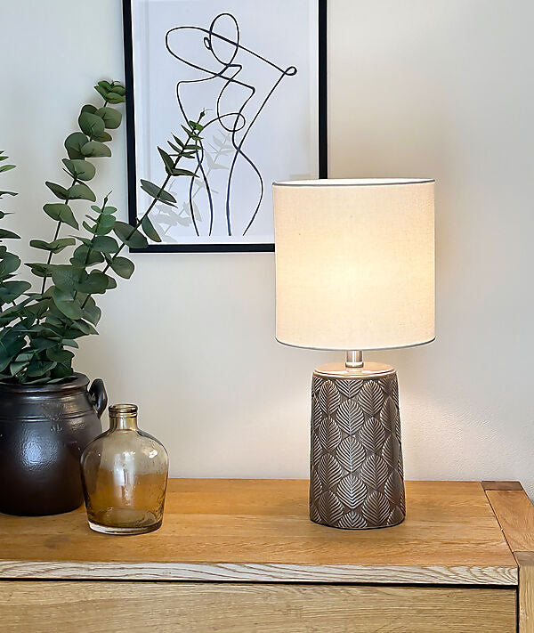 Aneta Bodil Bordlampe Brun billede 4