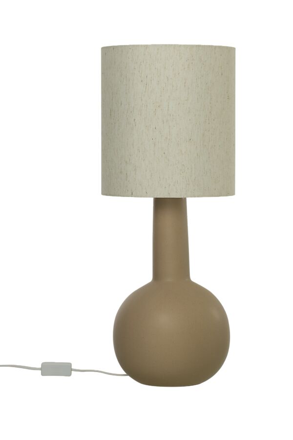 Aneta Eleana Bordlampe Beige billede 2