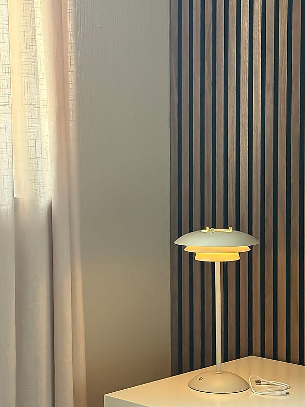 Aneta Epsilon Recharge Bordlampe Beige billede 4
