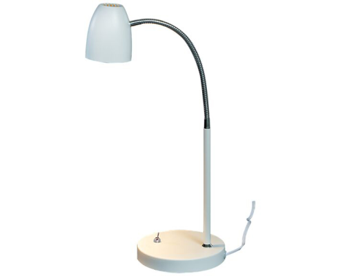 Aneta Sandnes hvid bordlampe billede 1