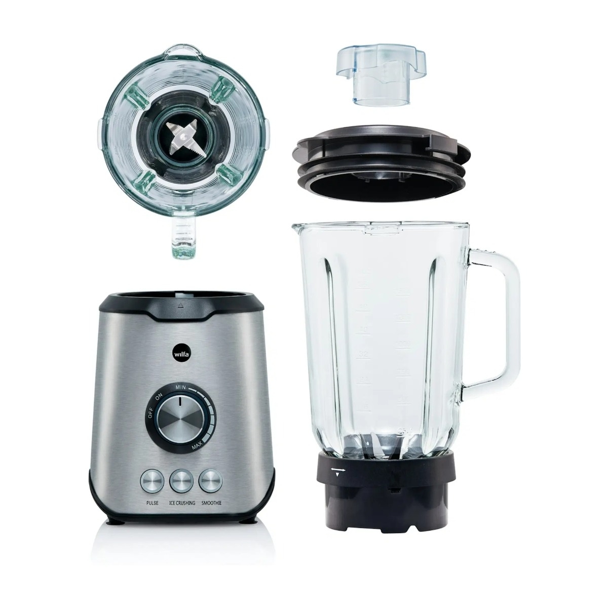 Wilfa BL-1000 Smooth Blender, stål billede 4