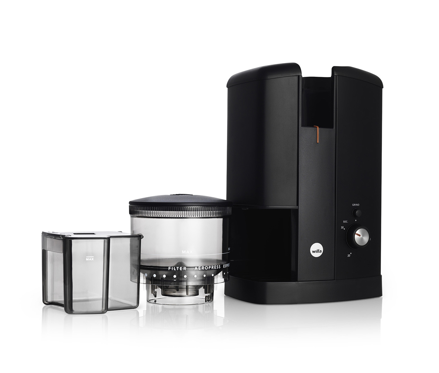 Wilfa CGWS-130B Svart Aroma kaffekværn billede 6