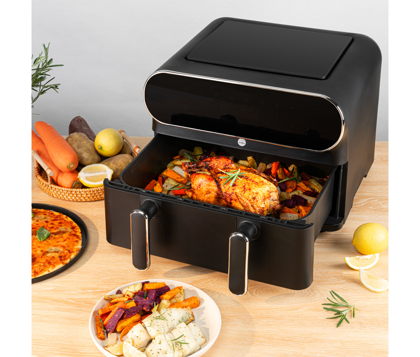 Wilfa Dualfry Split Airfryer Afd-80split Airfryer billede 5