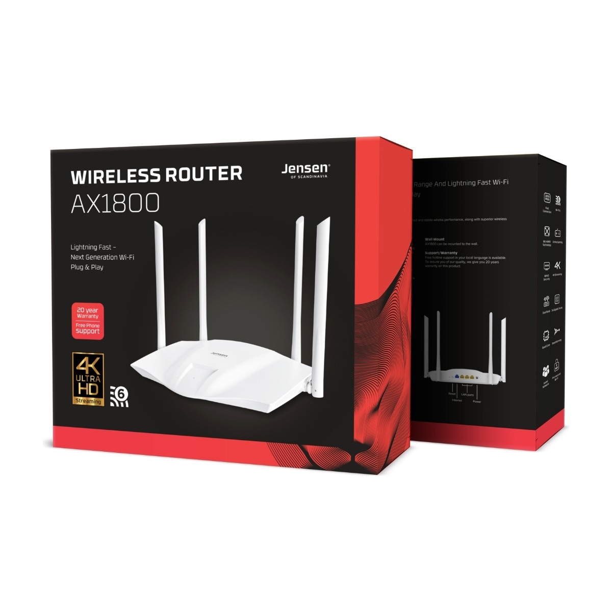 Jensen AX1800 WiFi 6-router billede 5
