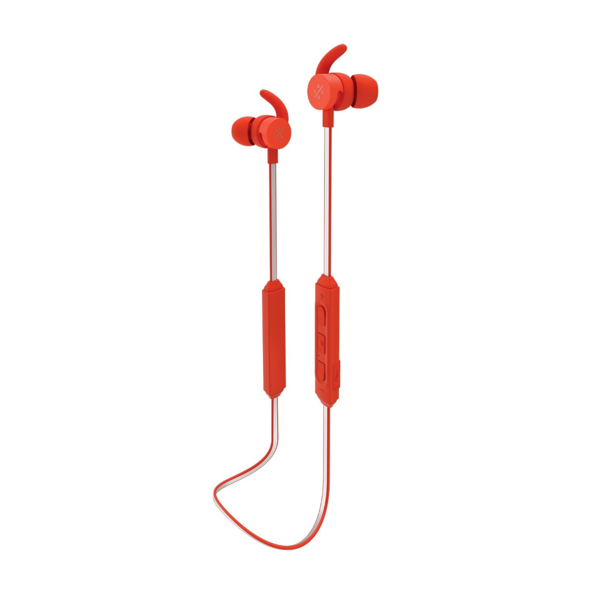 Kygo E4/1000 in ear BT-hovedtelefoner Sport, koralrød billede 1