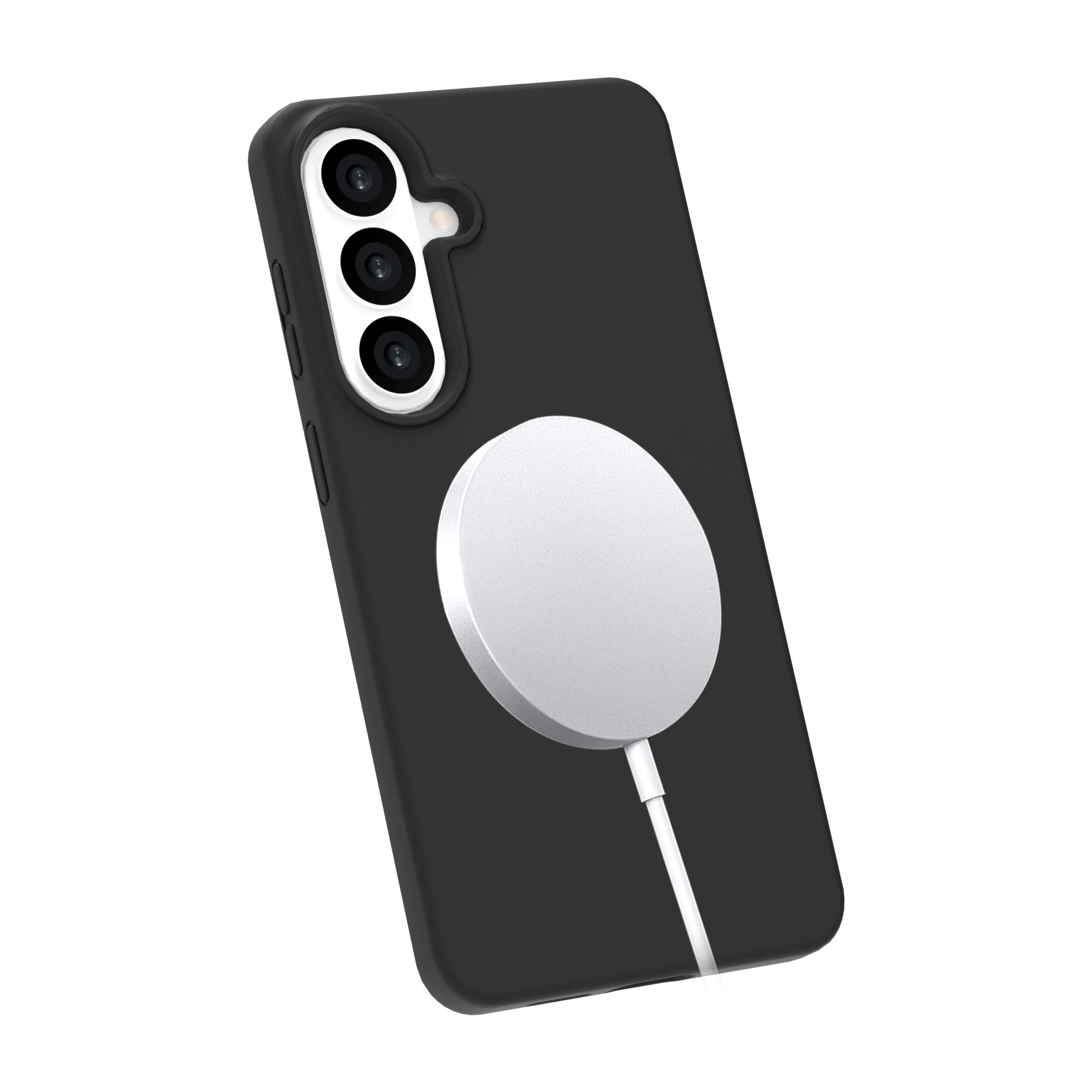 Ferrelli Samsung Galaxy S26+ magnetisk Liquid silikone-cover, sort billede 2