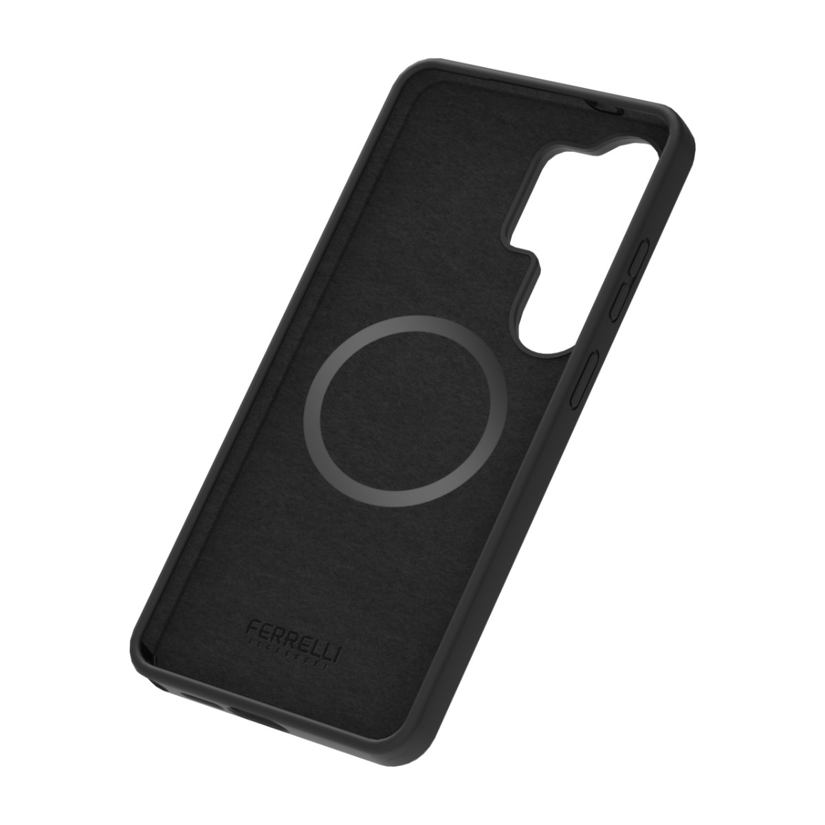 Ferrelli Samsung Galaxy S26 Ultra magnetisk Liquid silikone-cover, sort billede 4