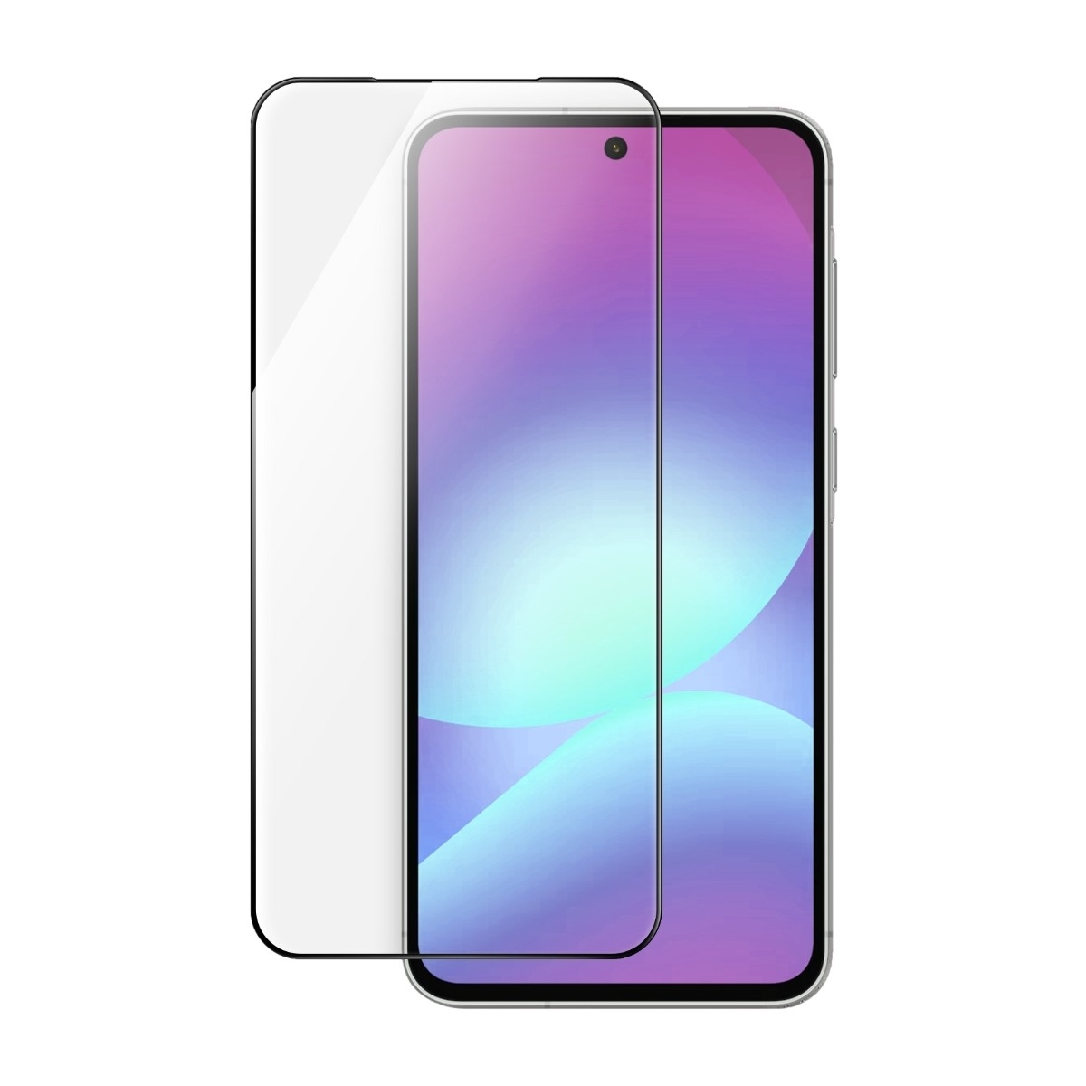 Dacota Platinum Samsung Galaxy A37 Tiger Glass skærmbeskytter, sort billede 1