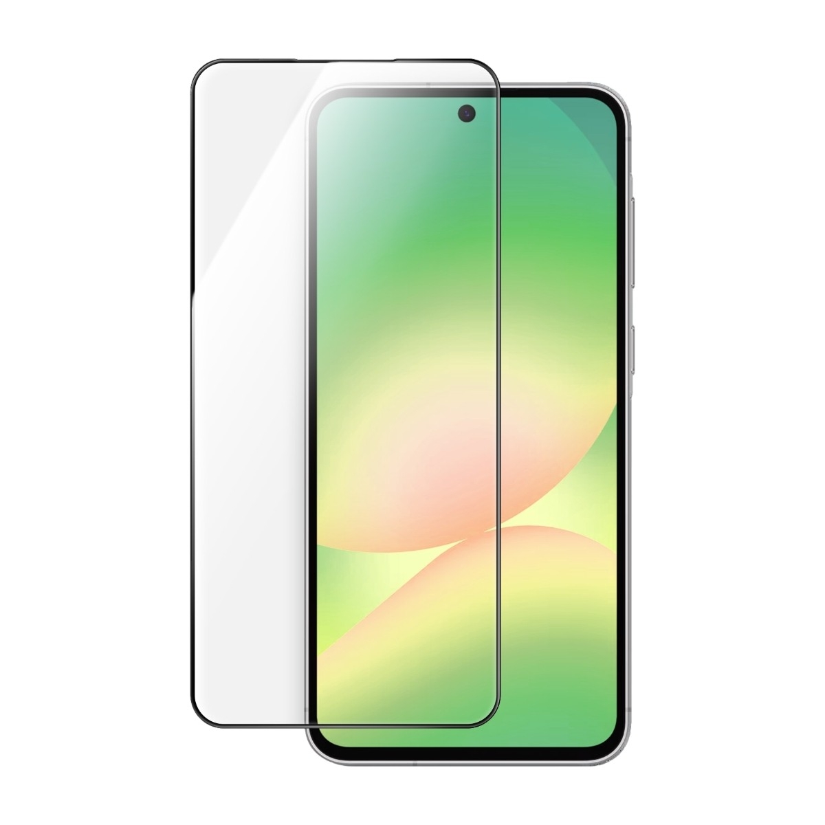 Dacota Platinum Samsung Galaxy A57 Tiger Glass skærmbeskytter, sort billede 1