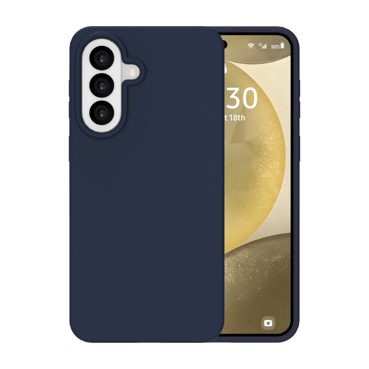 Ferrelli Samsung Galaxy A37 Liquid silikone cover, blå billede 1