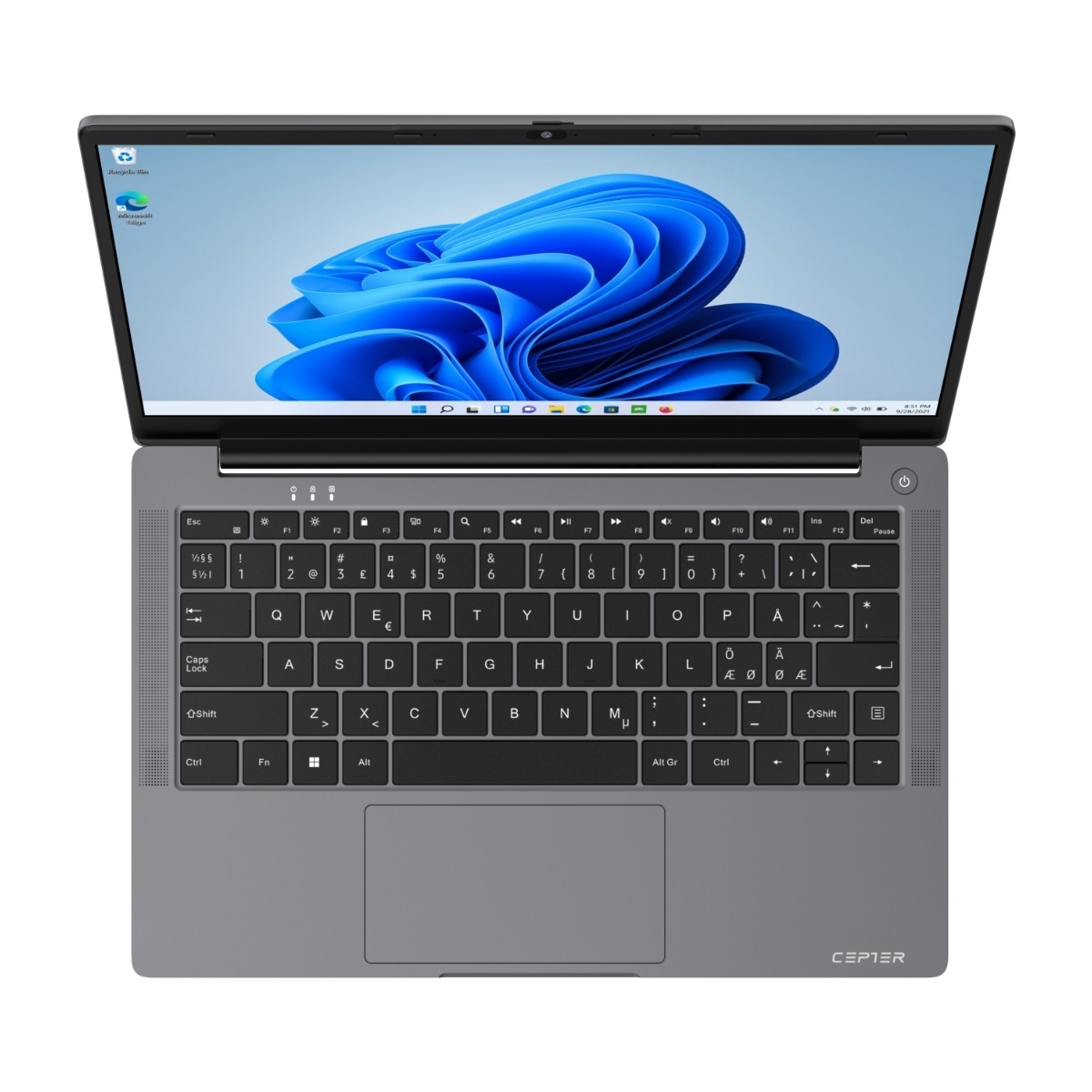 Cepter Pixel (A9) 14" bærbar pc billede 2