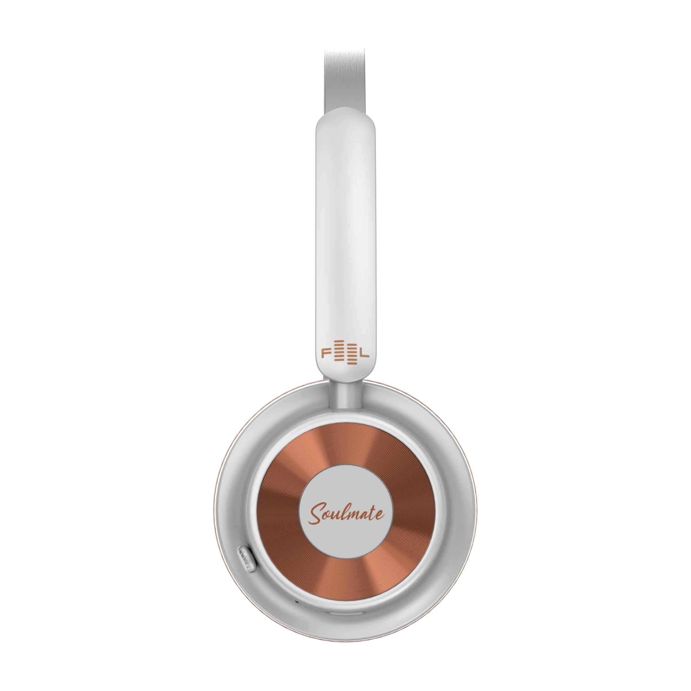 FEEL Soulmate trådløse on-ear hovedtelefoner, brun billede 3