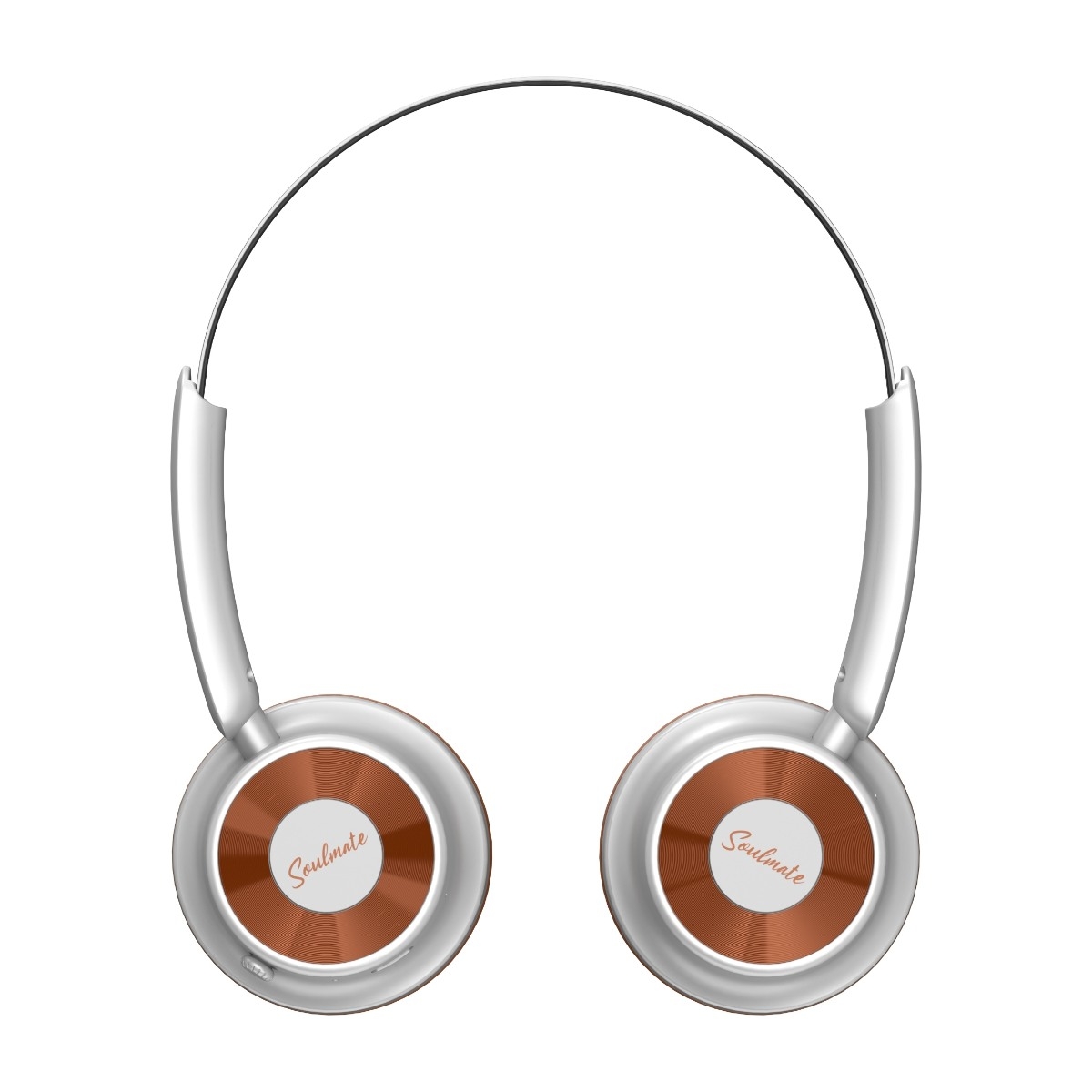 FEEL Soulmate trådløse on-ear hovedtelefoner, brun billede 4
