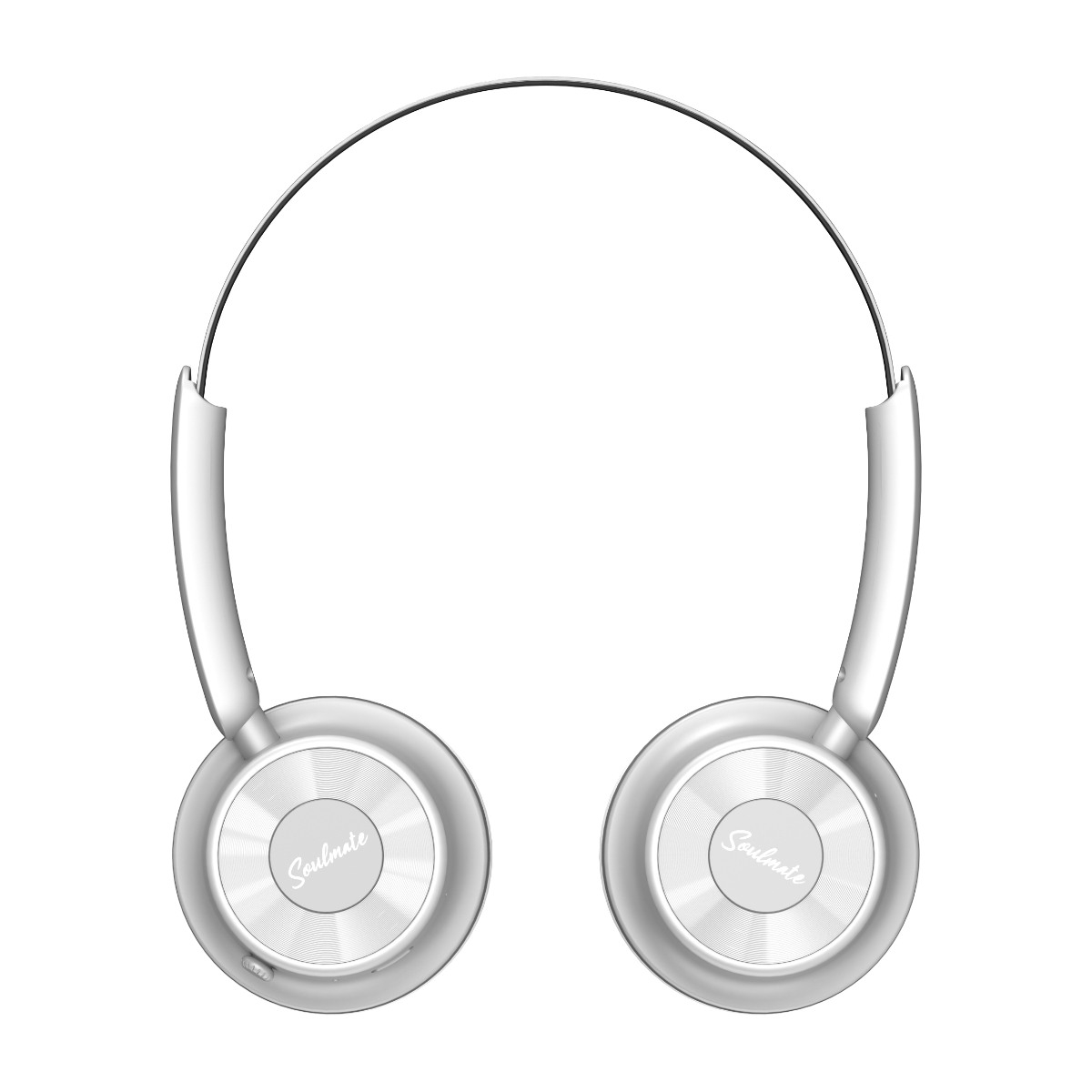 FEEL Soulmate trådløse on-ear hovedtelefoner, sølv billede 4