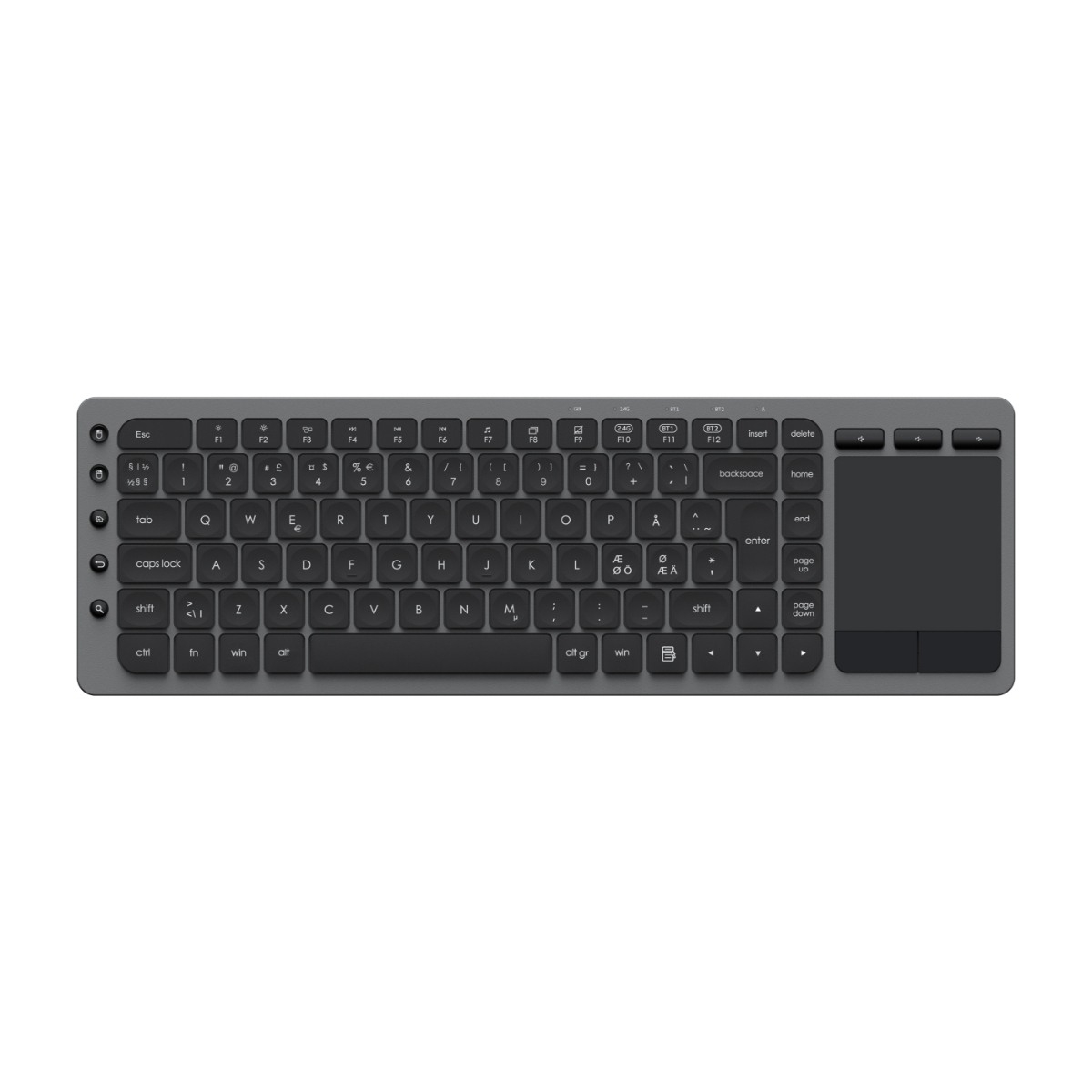 Dacota Platinum ProX Series X12+ trådløst touch-tastatur billede 1