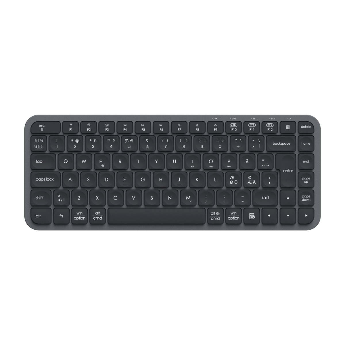 Dacota Platinum ProX Series X10+ Mini trådløst tastatur billede 1