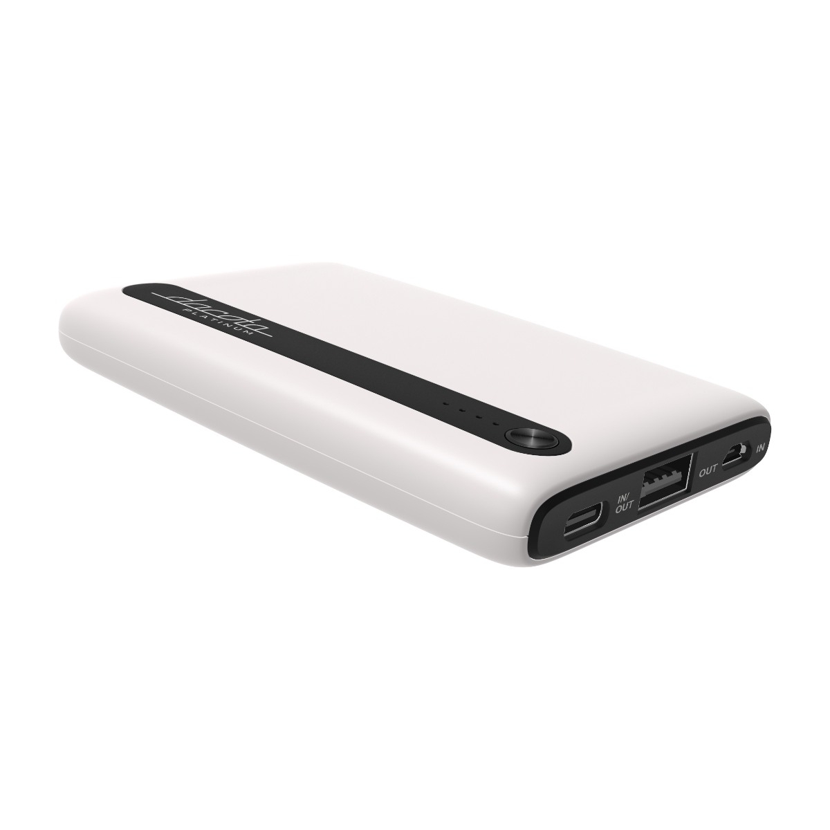 Dacota Platinum powerbank 5 000 mAh, hvid billede 3