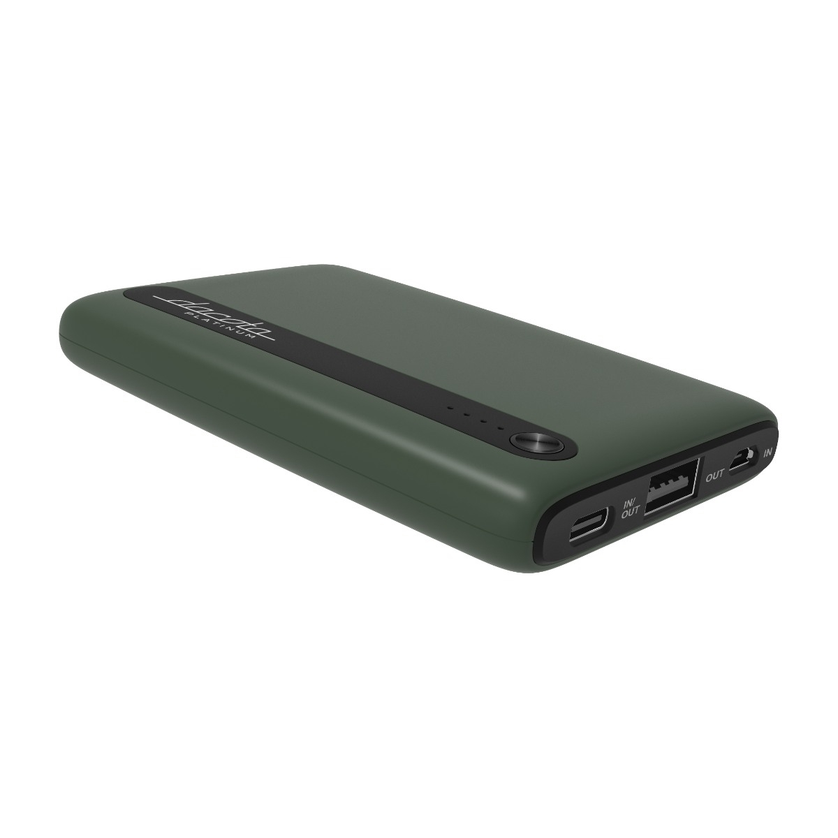 Dacota Platinum powerbank 5 000 mAh, mørkegrøn billede 3