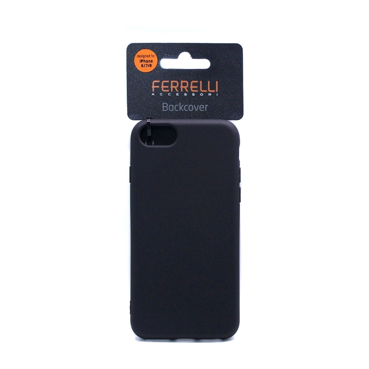 Ferrelli silikone-etui iPhone SE (2022)/SE (2020)/8/7/6, sort billede 3
