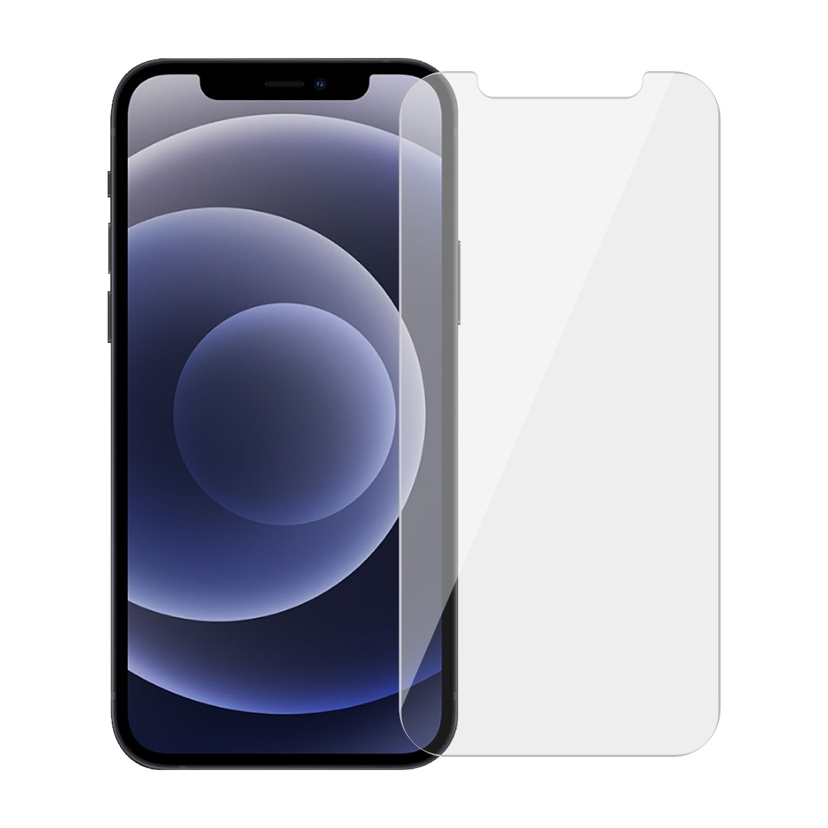 Dacota Platinum iPhone 12/12 Pro Tiger Glass skærmbeskytter, gennemsigtigt billede 2