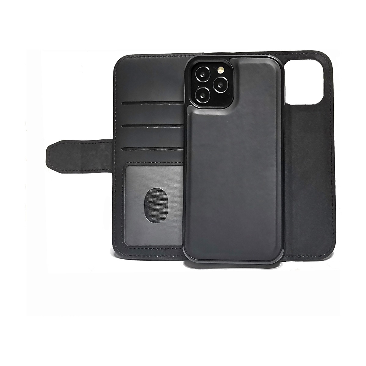 Ferrelli Duo Flip iPhone 12/12 Pro Cover, sort billede 3