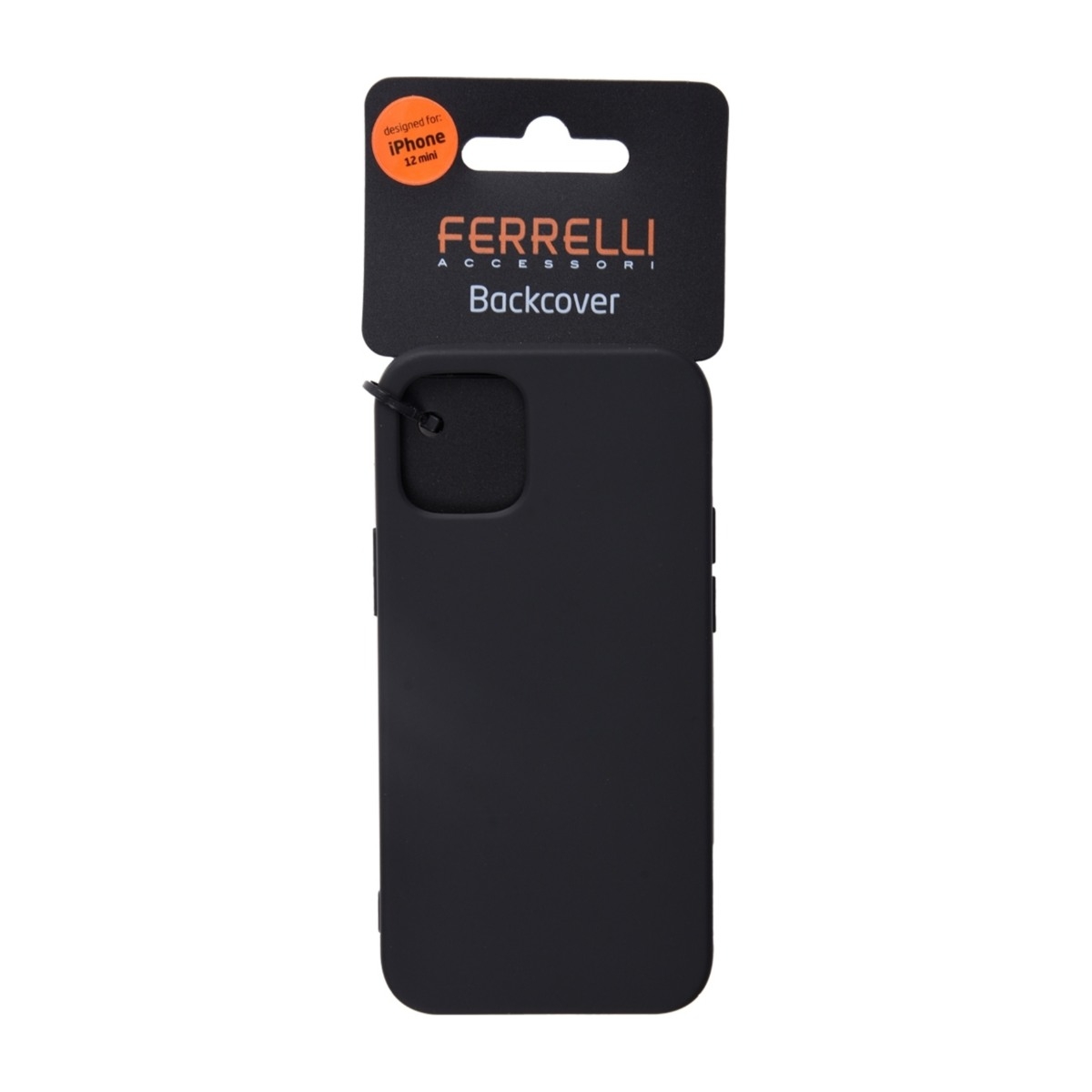 Ferrelli silikone-etui iPhone 12 Mini, sort billede 3