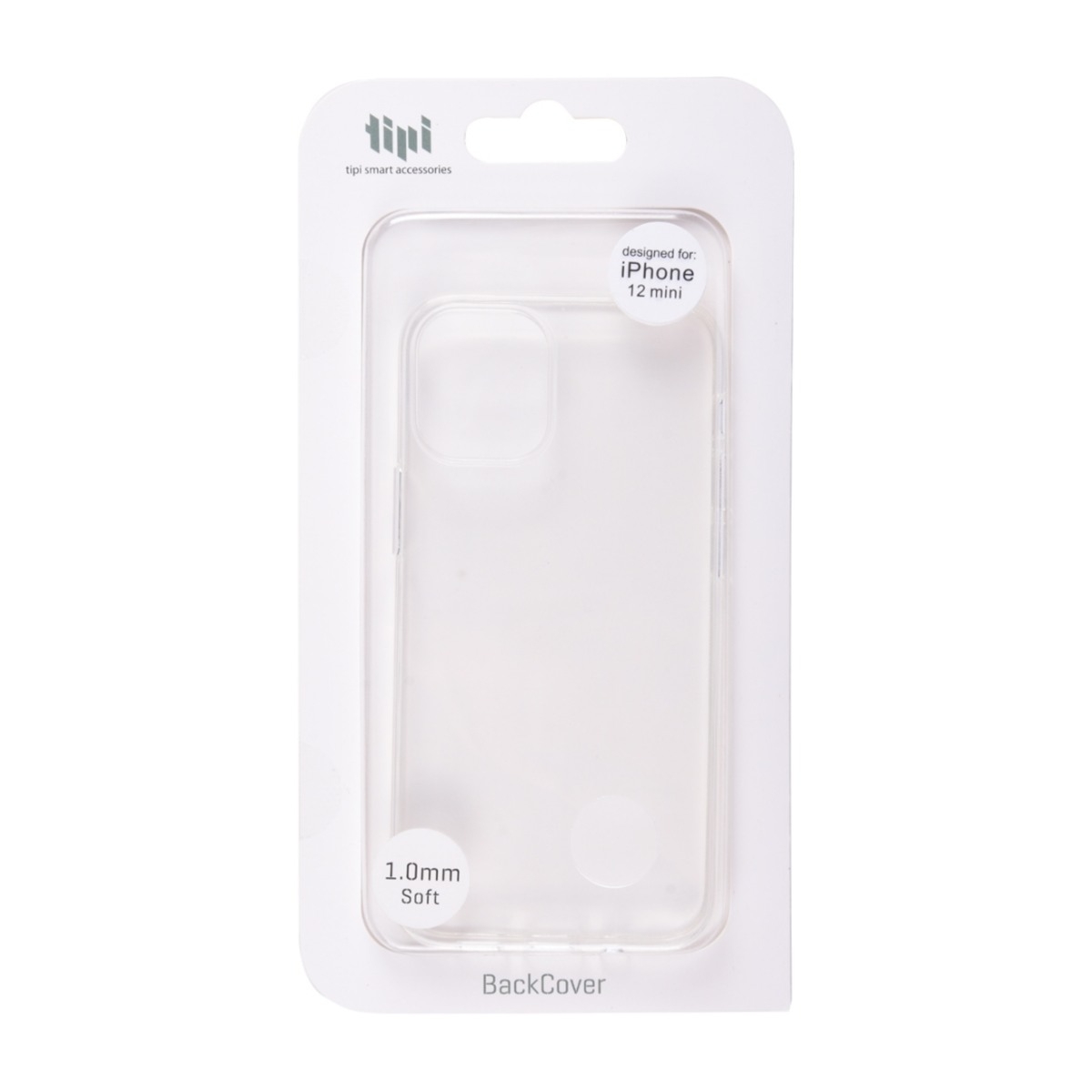 Tipi Backcover 1.0 iPhone 12 Mini Cover, gennemsigtigt billede 2