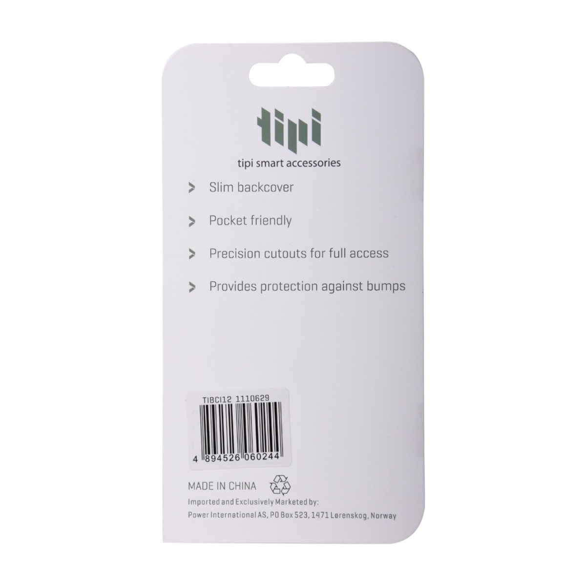 Tipi Backcover 1.0 iPhone 12 Mini Cover, gennemsigtigt billede 3