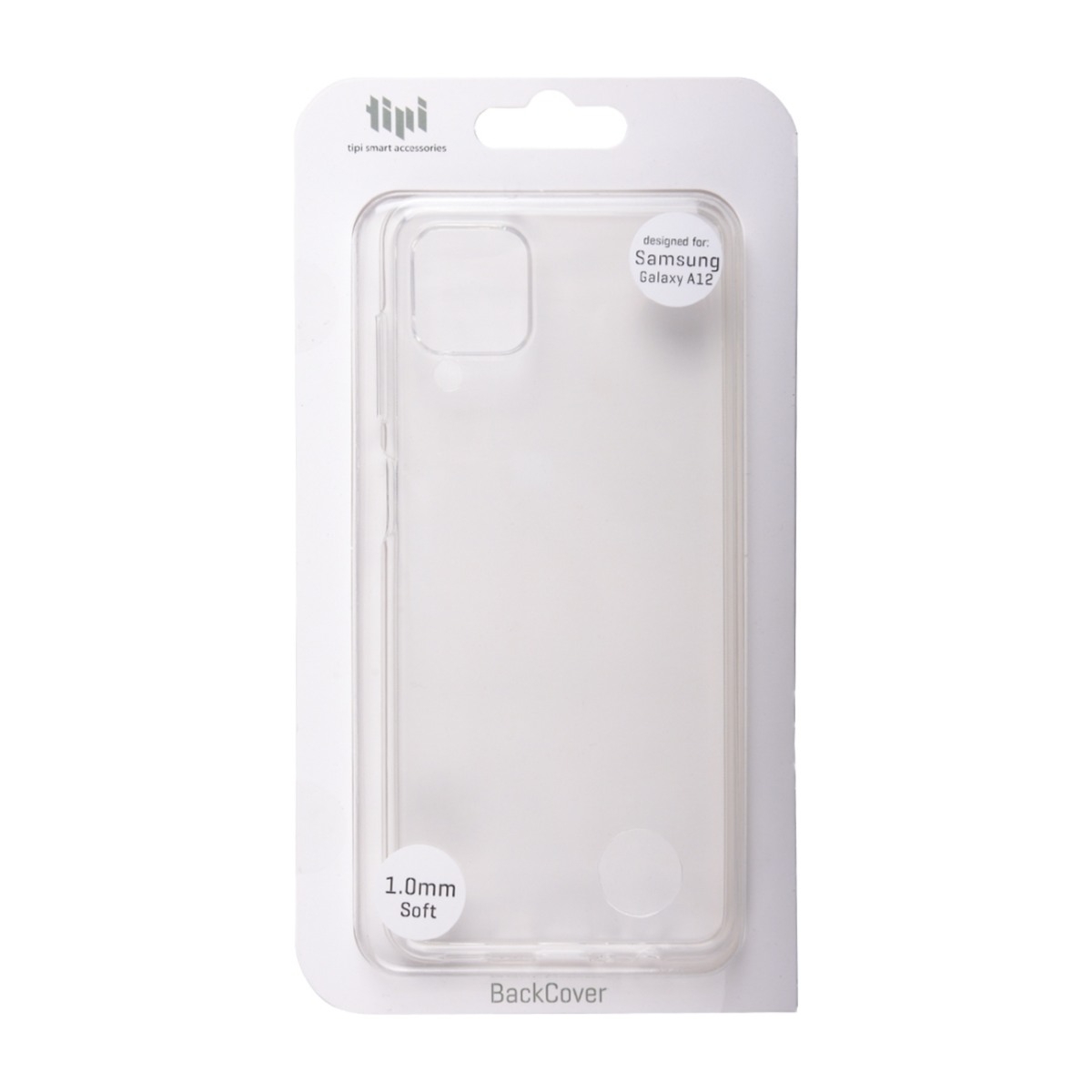 Tipi Backcover 1.0 Samsung Galaxy A12 Cover, gennemsigtigt billede 2