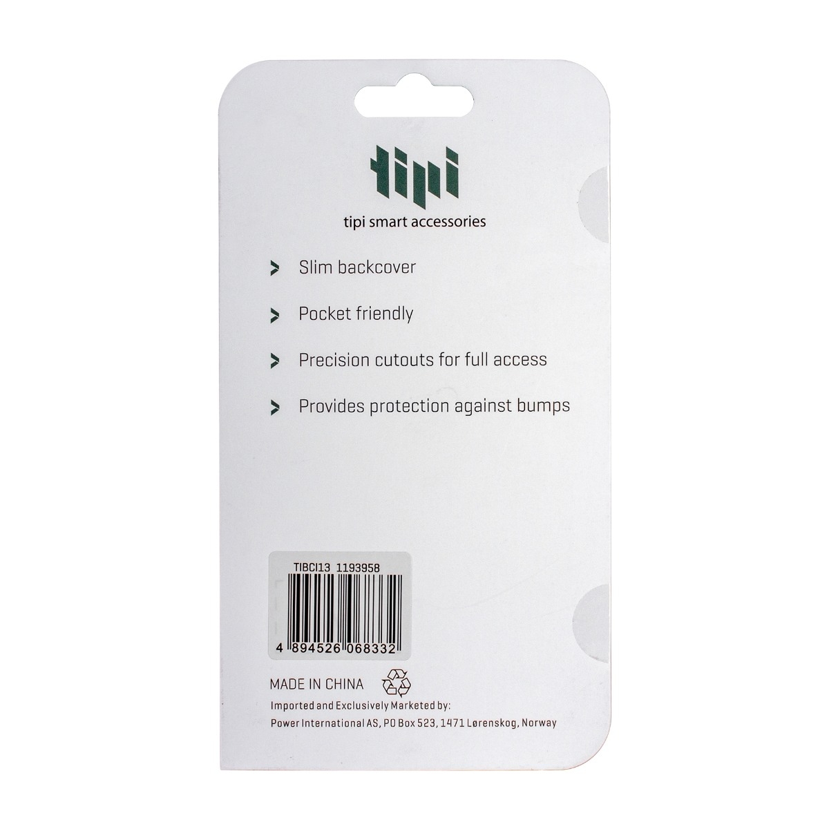 Tipi Backcover 1.0 iPhone 13 Cover, gennemsigtigt billede 4