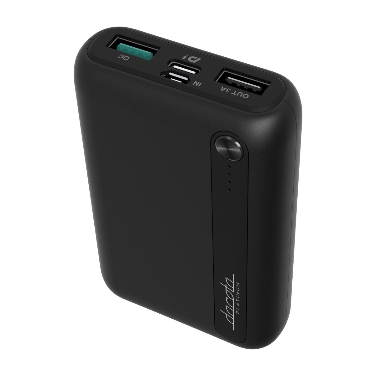Dacota Platinum A10, 20 W powerbank 10 000 mAh, sort billede 4