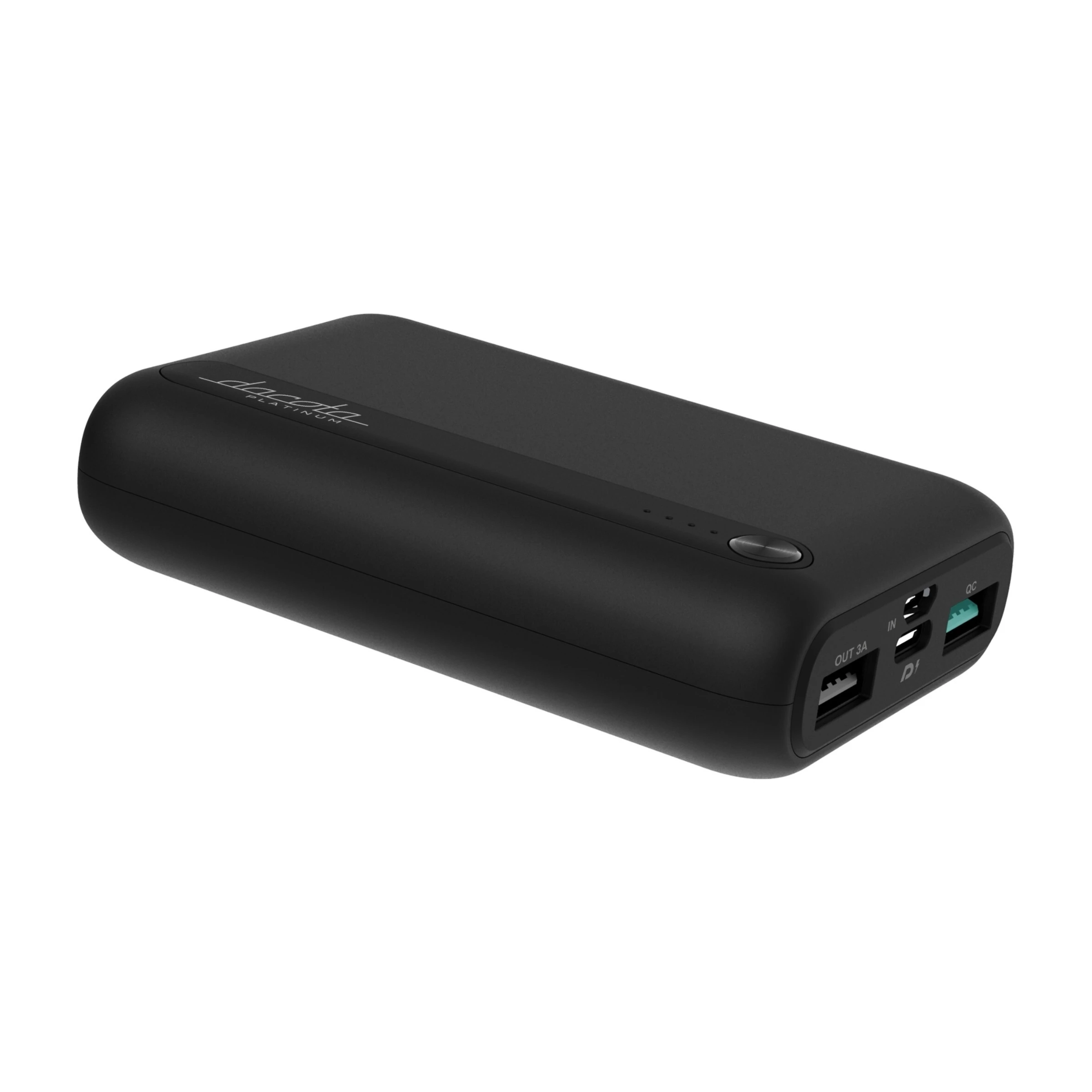 Dacota Platinum A10, 20 W powerbank 10 000 mAh, sort billede 3