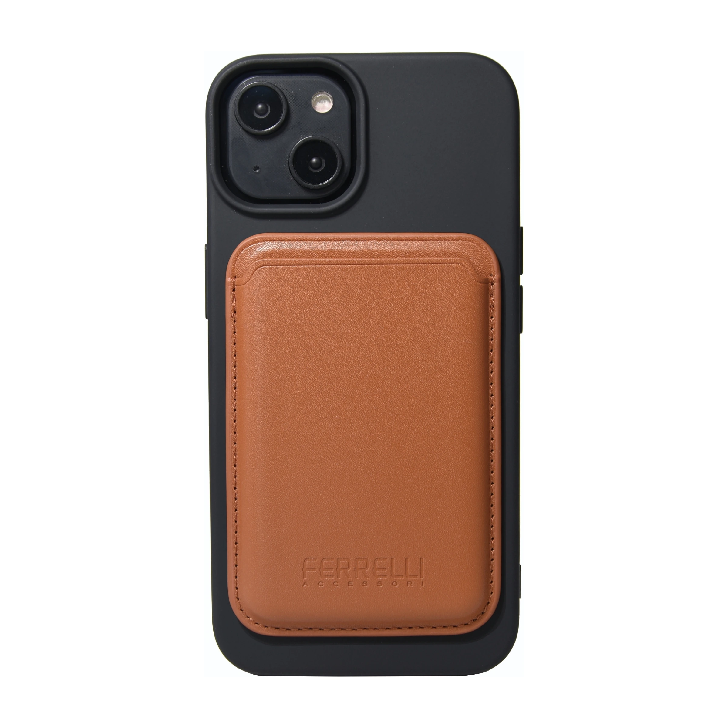 Ferrelli magnetisk silikone-etui iPhone 14, sort billede 4
