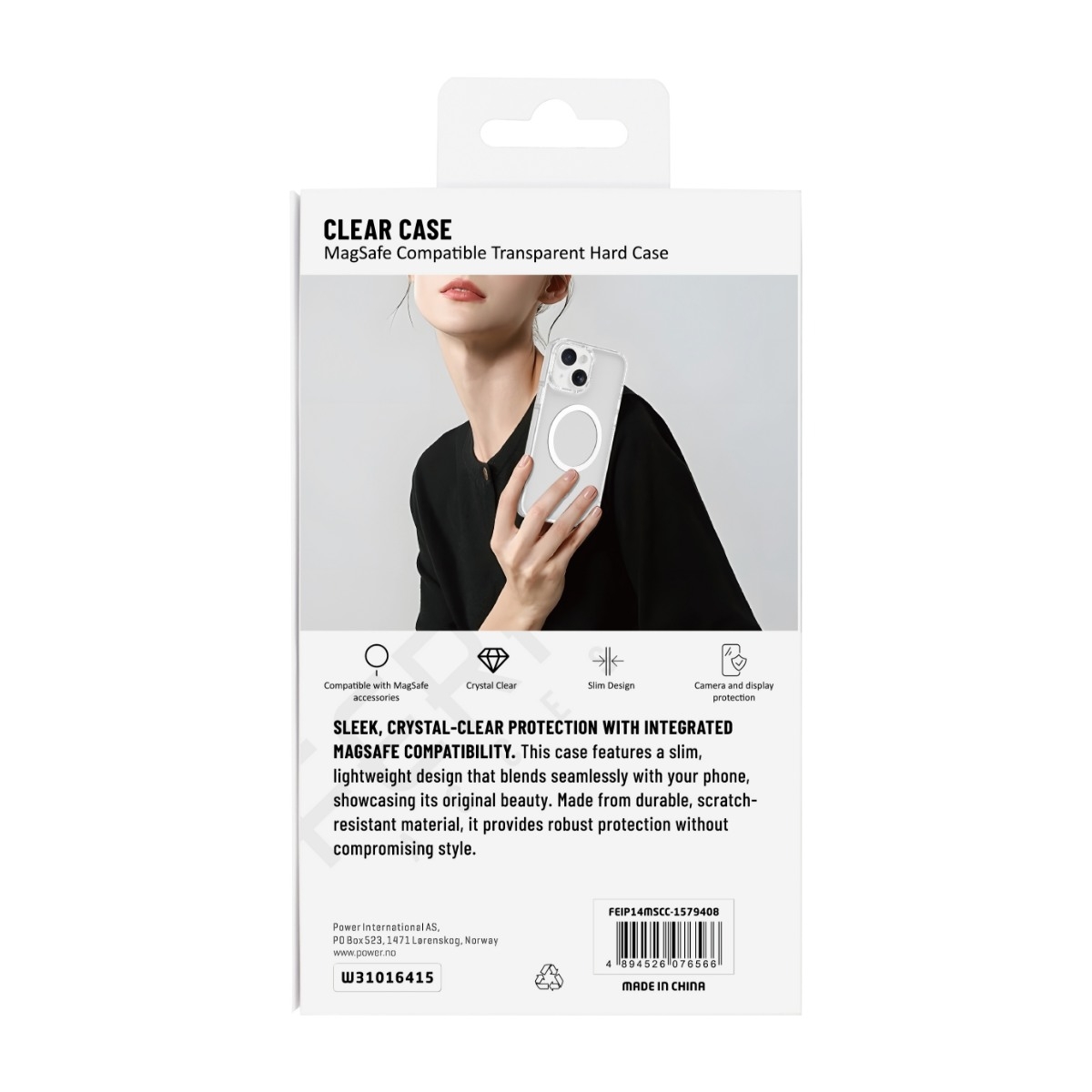 Ferrelli iPhone 14/13 magnetisk Cover, gennemsigtigt billede 3