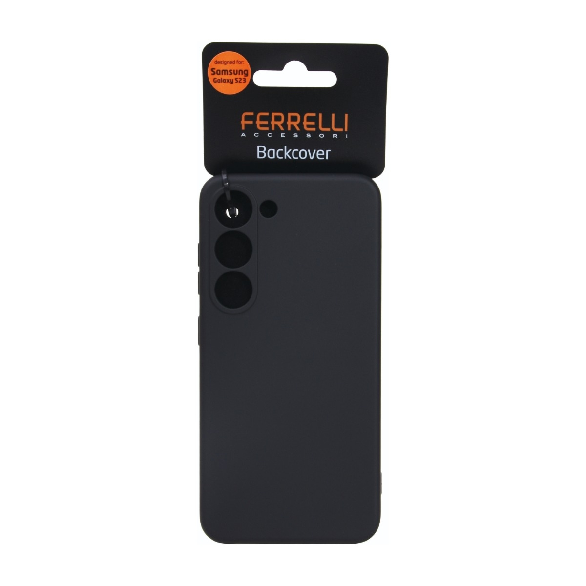 Ferrelli silikone-etui Samsung Galaxy S23, sort billede 4