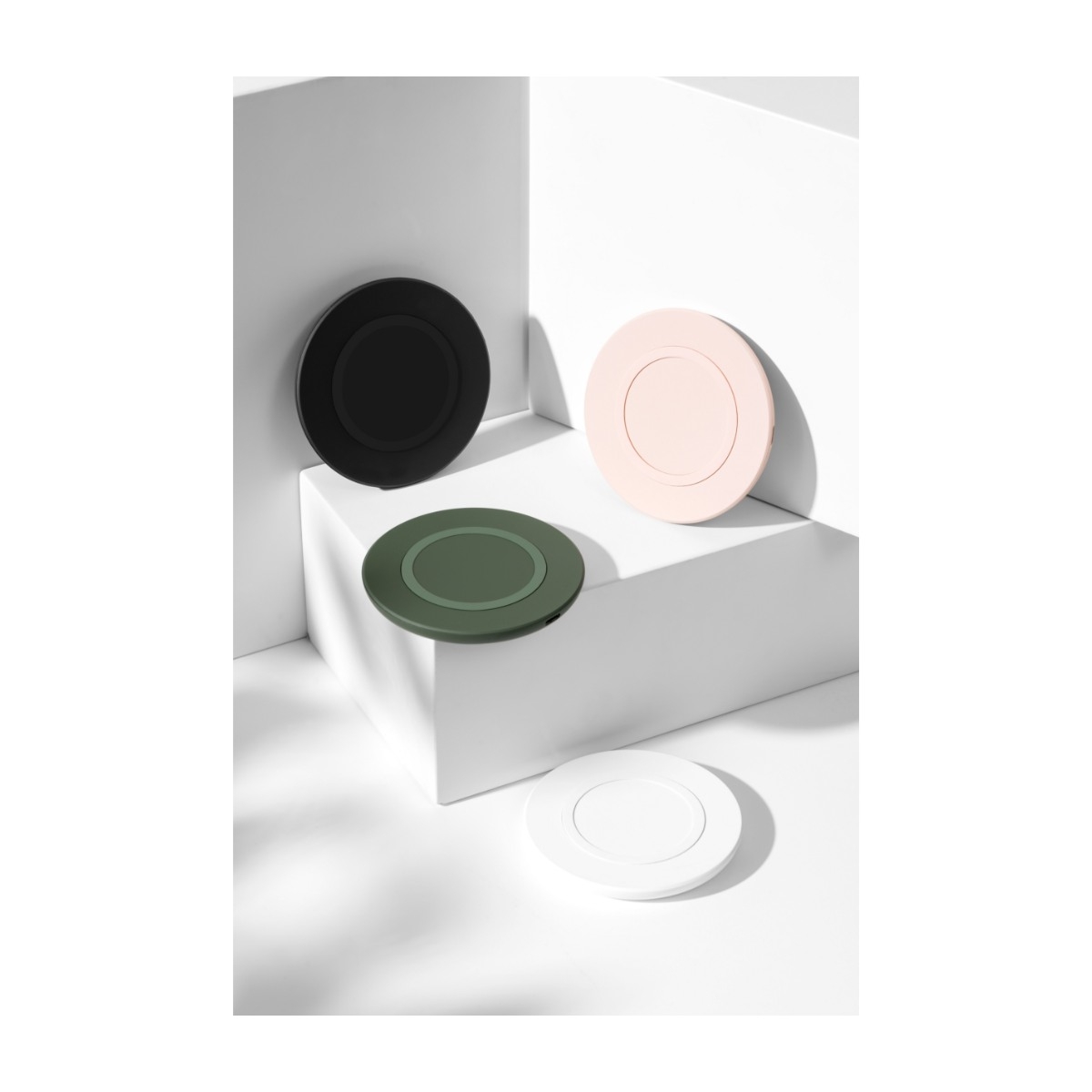 Dacota Platinum trådløs oplader 15 W Kit, hvid billede 4